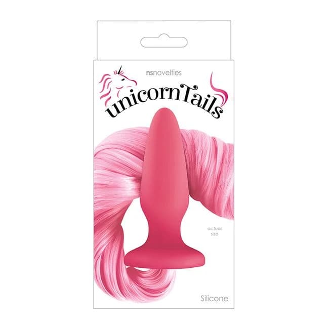 Unicorn Tails Pastel Pink Butt Plug - Image 1