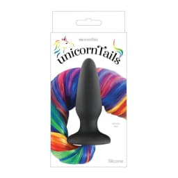 Unicorn Tails Rainbow Butt Plug, image 1