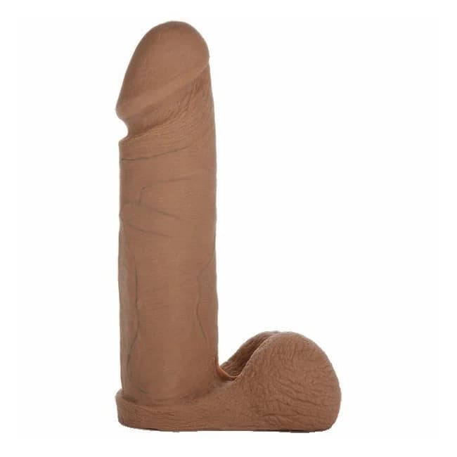 Vac U Lock Ultraskyn Cock Brown 8in - Image 1