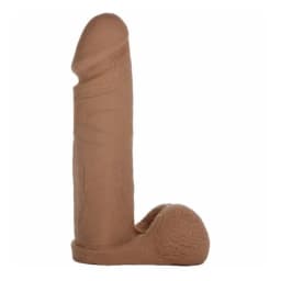 Vac U Lock Ultraskyn Cock Brown 8in, image 1