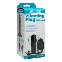 Vac U Lock Vibrating Plug Black, image 2