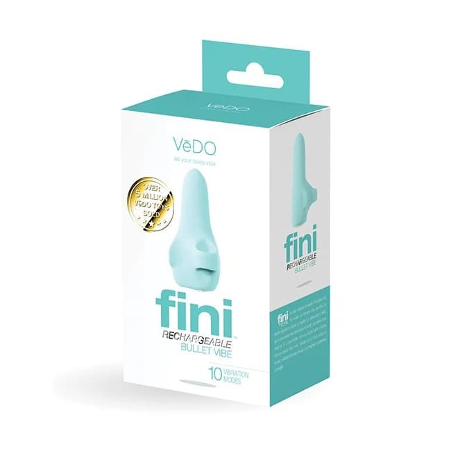 Vedo Fini Rechargeable Bullet Vibe Turquoise - Image 1
