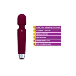 Viben Tempest Intense Wand Massager Ruby, image 2