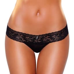 Vibrating Lace Thong, image 2