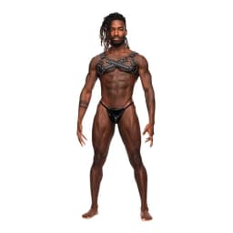 Virgo Leather Harness Black O/S, image 1