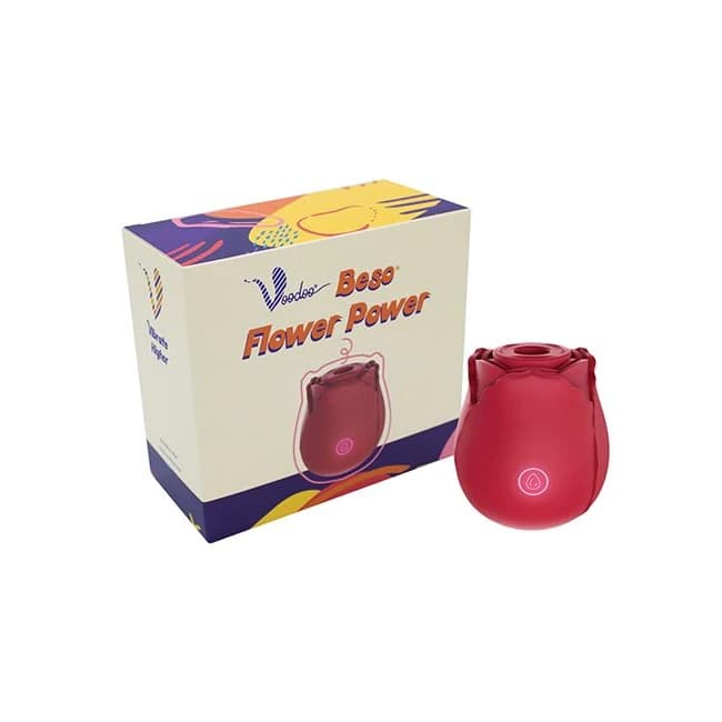 VOODOO BESO FLOWER POWER RED  - Image 1