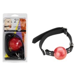 (wd) 2in Red Ball Gag W/d Ring - Image 2
