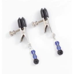 (wd) Adj Clamp W/ Blue Beads - Image 1