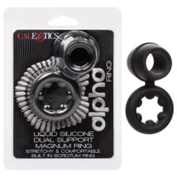 Alpha Liquid Silicone Dua Magnum Ring, image 1