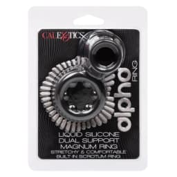 Alpha Liquid Silicone Dua Magnum Ring, image 4