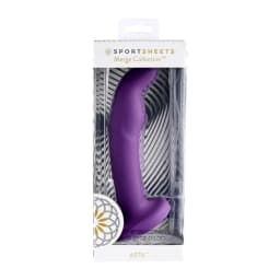 (wd) Astil 8in Silicone Dildo Purple - Image 3
