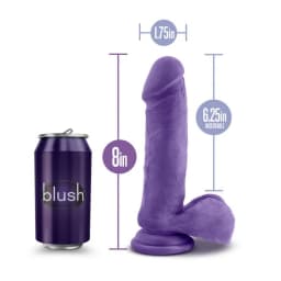 Au Naturel Bold Hero 8 in Dildo Purple, image 6