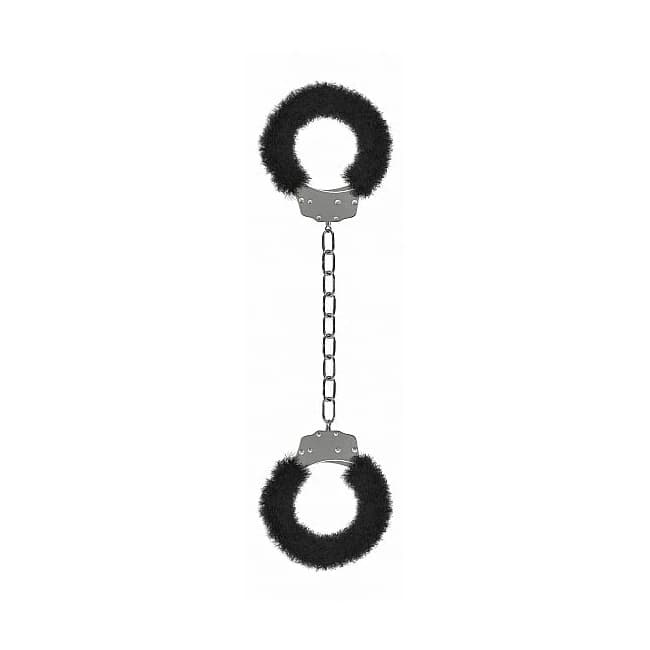 (WD) BEGINNER'S LEGCUFFS FURRY BLACK  - Image 1