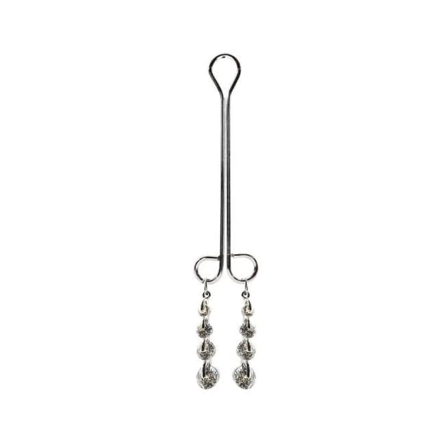 (wd) Bijoux De Cli Double Loop Diamond Drops - Image 1