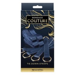 (wd) Bondage Couture Tie Down Straps Blue - Image 2