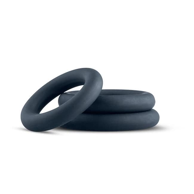 (WD) BONERS 3PC COCK RING SET  - Image 1