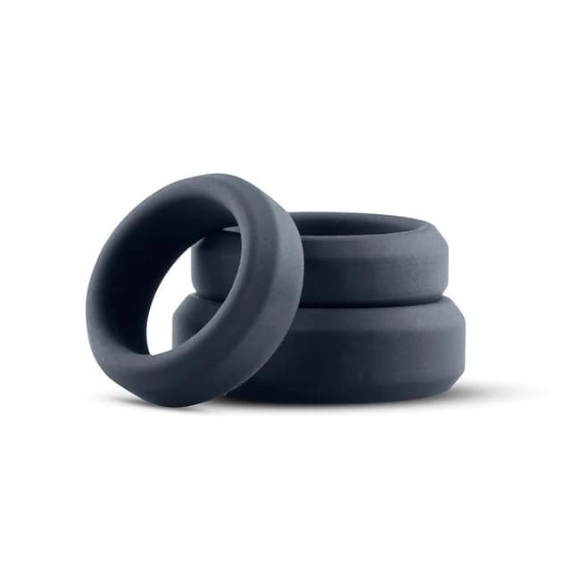 (wd) Boners 3pc Wide Cock Ring - Image 1