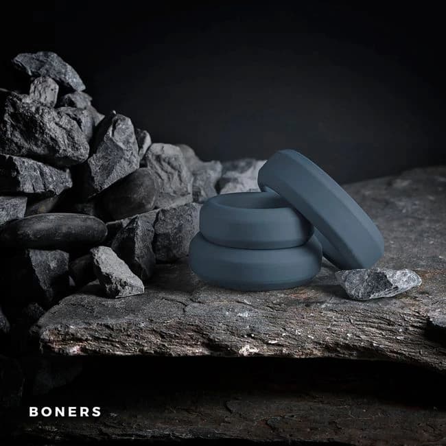 (wd) Boners 3pc Wide Cock Ring - Image 2