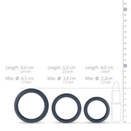 (wd) Boners 3pc Wide Cock Ring - Image 4