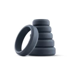 (WD) BONERS 6PC COCK RING SET SIZE  - Image 1