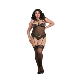 Bustier & G-String Dmd Bl, image 6