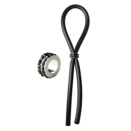 C-Ring Lasso Black Gems B Silicone, image 2