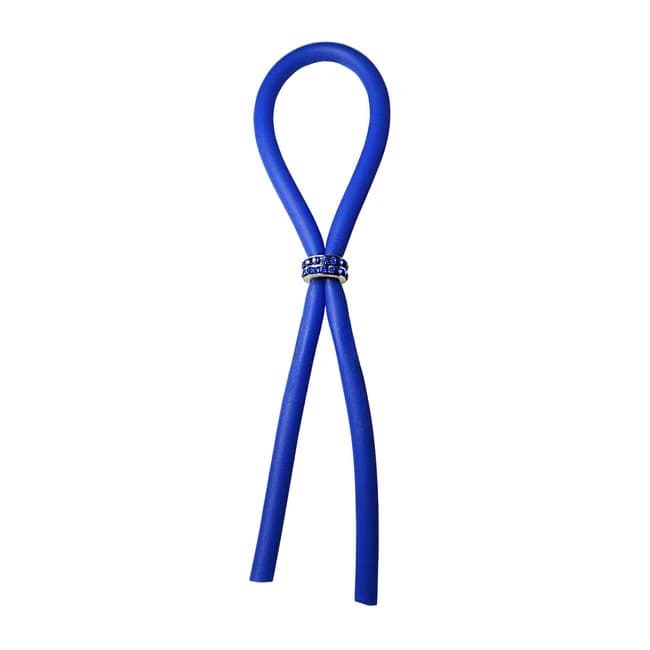 (wd) C-ring Lasso Blue Gems Be Silicone Blue - Image 1