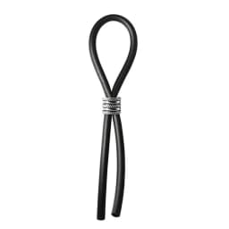 C-Ring Lasso Criss Cross Silicone Black, image 1