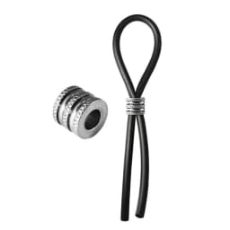 C-Ring Lasso Criss Cross Silicone Black, image 3