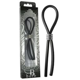 C-Ring Lasso Criss Cross Silicone Black, image 4