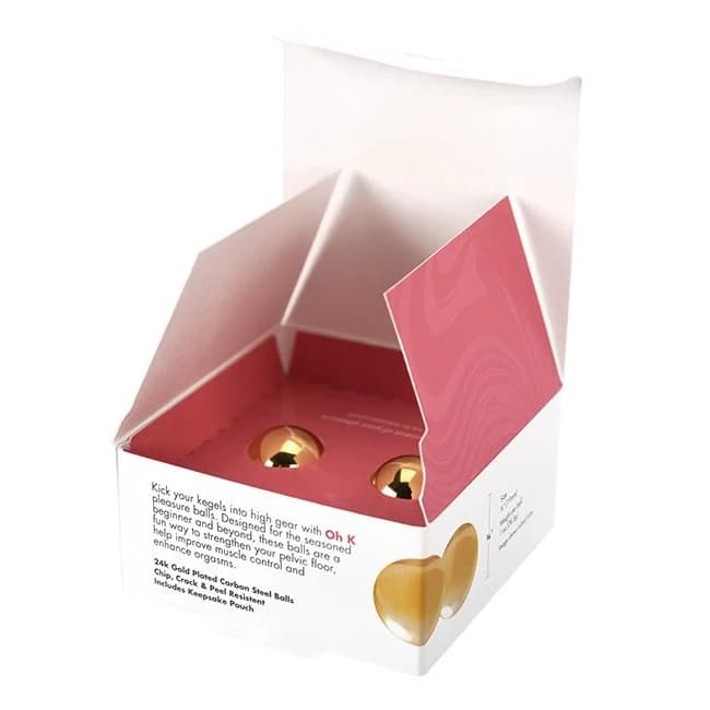 (wd) Cgc Oh K 24k Gold Plated Pleasure Balls - Image 3