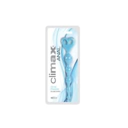 Climax Anal Beads Silicon Stripes Blue, image 2