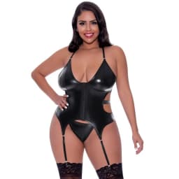 Club Candy Basque & Cheek Panty, image 3