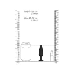 Cone-Shaped Diamond Butt Black, image 3