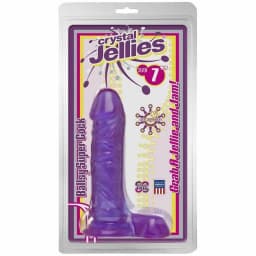 Crystal Jellies Ballsy Co 7in Purple, image 3