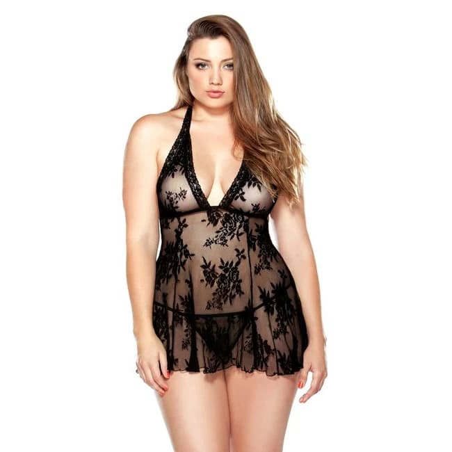 (wd) Curve Lace Chemise & G St 3x4x - Image 1