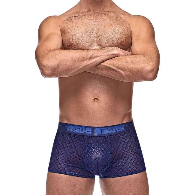 (WD) DIAMOND MESH MINI SHORT N MEDIUM  - Image 1