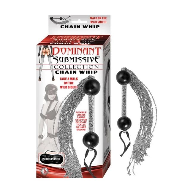 (wd) Dominant Submissive Colle Chain Whip - Image 1