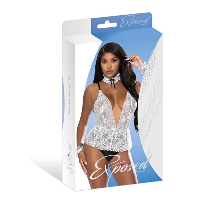 (wd) Dress Up Full Service Whi L/xl - Image 1