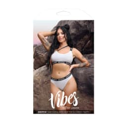 Drippin Oneshoulder Top & Panty, image 3
