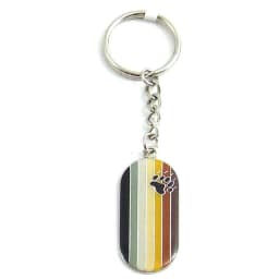 Enamel Key Chain Bear Fla, image 2