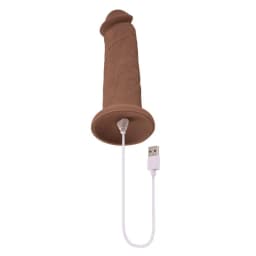 Evolved 7in Girthy Vibrat Dong Dark, image 7