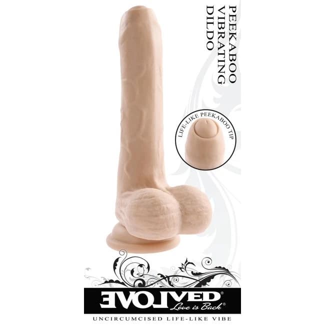 (wd) Evolved Peek a Boo Vibrat Dildo Light - Image 1