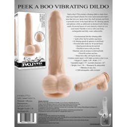 Evolved Peek a Boo Vibrat Dildo Light, image 4