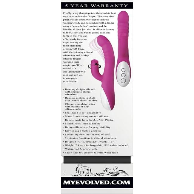 (wd) Evolved Rockin G G Spot Vibrator - Image 1