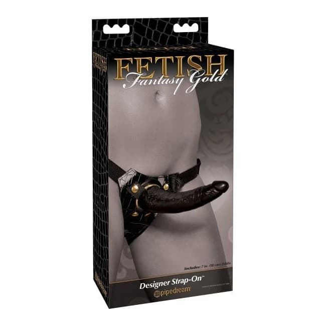 (wd) Fetish Fantasy Gold Desig Strap on - Image 1