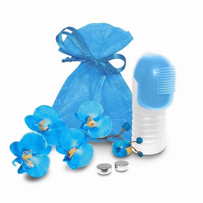 (wd) Fuzu Vibrating Finger Mas Neon Blue - Image 1