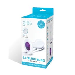 Glas 3.5 Bling Bling Gla Butt Plug ", image 1