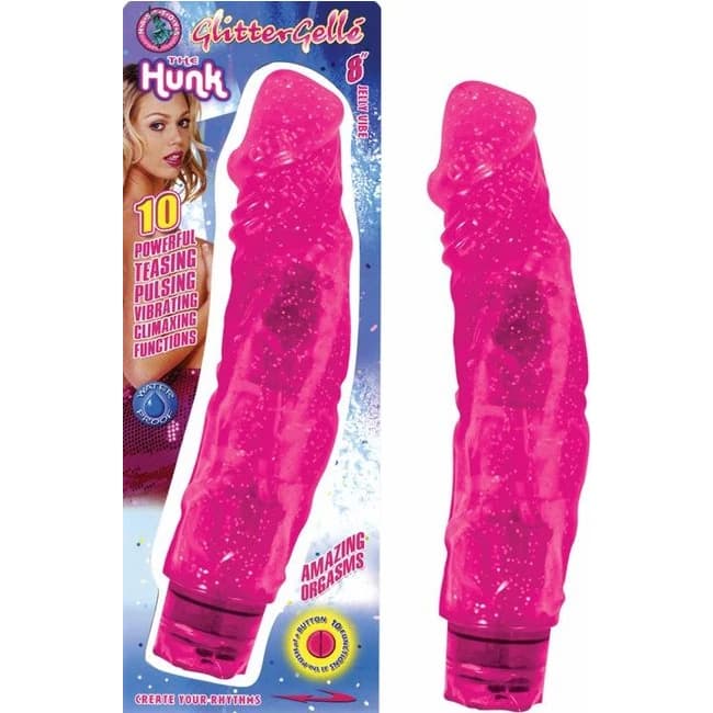 (wd) Glitter Gelle Hunk 10 Fun Pink - Image 1