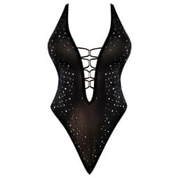 Glitz & Glam Teddy W/ Sna Crotch Black L/XL, image 4